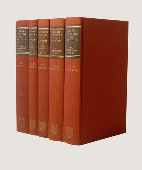  Cicero's Letters to Atticus (Volumes I, II, III, IV and V)  Cicero, Marcus Tullius & Shackleton Bailey, D R (editor)