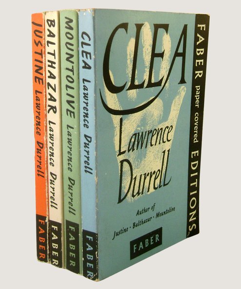  Justine, Balthazar, Mountolive, Clea [4 volume matching softcover set of The Alexandria Quartet].  Durrell, Lawrence.