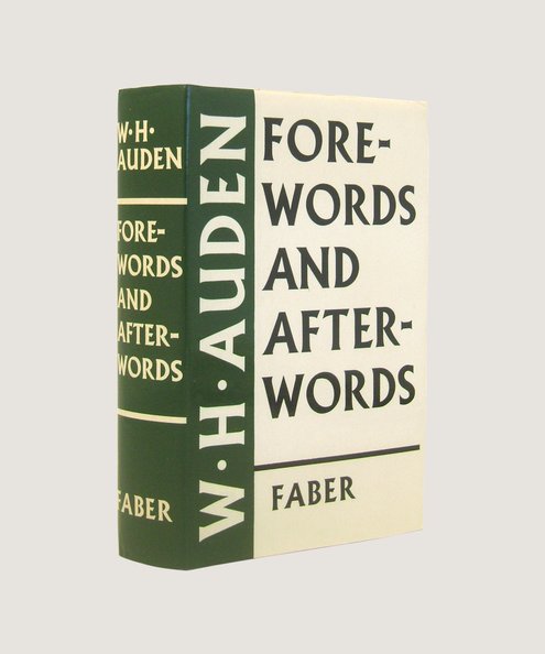  Forewords and Afterwords  Auden, W H