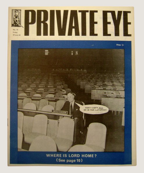 Private Eye Magazine (Volume 1 No. 14)  