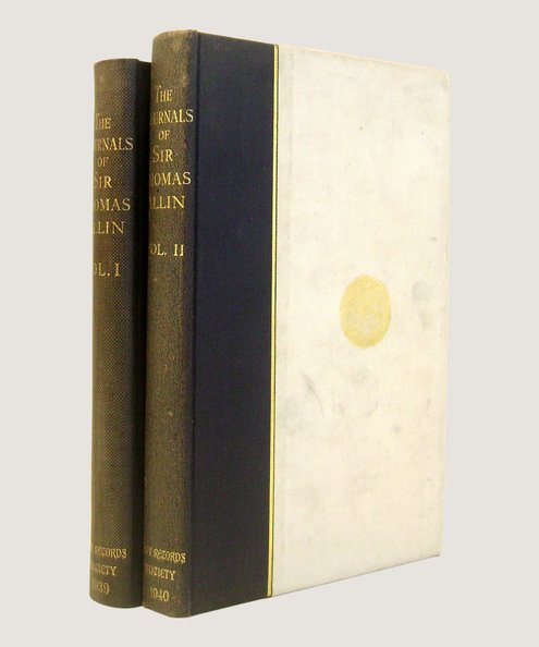 The Journals of Sir Thomas Allin 1660-1678 in 2 volumes  Allin, Sir Thomas & Anderson, R C (editor)
