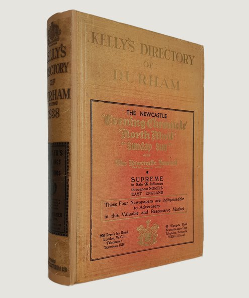  Kelly's Directory of Durham 1938.  Kelly, A. Lindsay (editor).