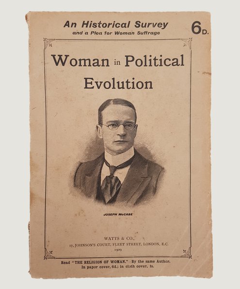  Woman in Political Evolution.  McCabe, Joseph.